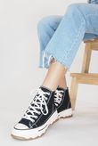 Laundry B Run Star High Top Black +